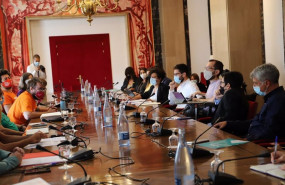 ep reunion de ccoo ugt la pah y sindicato de inquilinos con unidas podemos erc bildu junts la cup