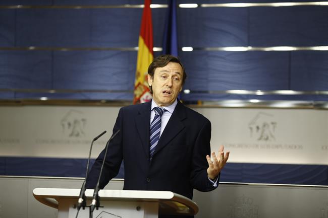 Rueda de prensa de Rafael Hernando en el Congreso | EUROPA PRESS ep ruedaprensarafael hernandocongreso