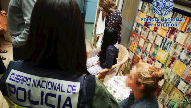 ep vivienda registrada por la policia en la operacion contra la trata la seres humanos