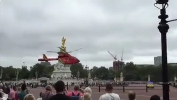 Helicoptero Palacio de Buckingham