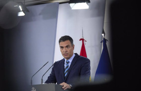 ep archivo   el presidente del gobierno pedro sanchez durante una comparecencia en el palacio de la