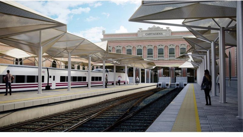 Archivo - Estación de tren de Cartagena | AYUNTAMIENTO DE CARTAGENA - Archivo ep archivo estacion de tren de cartagena