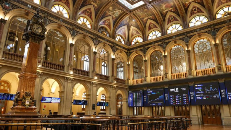 ep archivo   estado de la bolsa de madrid a 28 de julio de 2025 en madrid espana el ibex 35 cotizaba