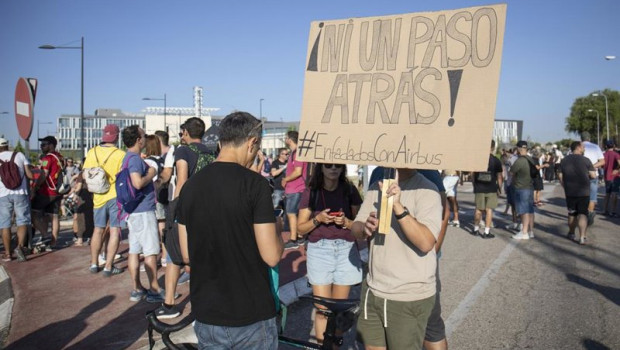 ep archivo   piquete airbus ugt