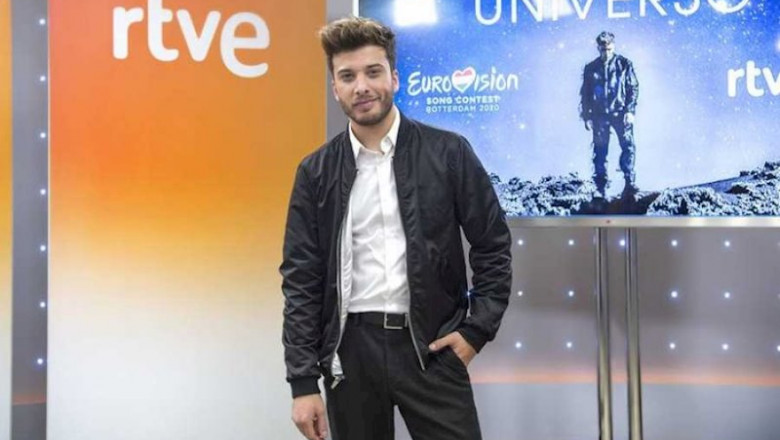 Blas Cantó durante la presentación de 'Universo' | RTVE - Archivo ep blas canto durante la presentacion de universo