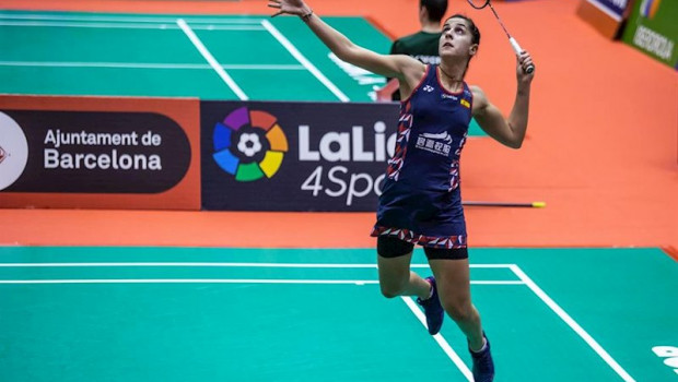 ep carolina marin en pleno partido