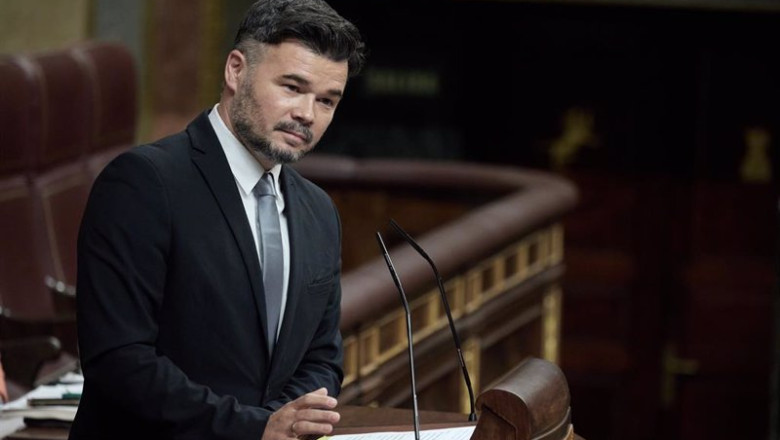 El portavoz de ERC en el Congreso, Gabriel Rufián, interviene durante una sesión de control al Gobierno, en el Congreso de los Diputados, a 9 de octubre de 2024, en Madrid (España). | Jesús Hellín - Europa Press ep el portavoz de erc en el congreso gabriel rufian interviene durante una sesion de control al