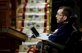 ep el portavoz parlamentario de unidas podemos pablo echenique en el congreso