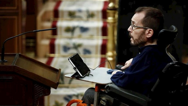 ep el portavoz parlamentario de unidas podemos pablo echenique en el congreso
