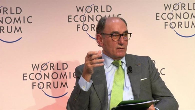 ep el presidente de iberdrola ignacio galan en el panel shaping te integrated energy future en el ep el presidente de iberdrola ignacio galan en el panel shaping te integrated energy future en el