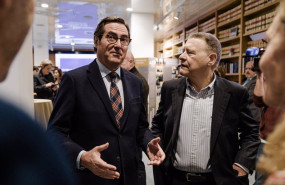 ep el presidente de la ceoe antonio garamendi i y el expresidente de red electrica de espana y