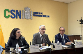 ep el presidente del consejo de seguridad nuclear juan carlos lentijo y los directores tecnicos de