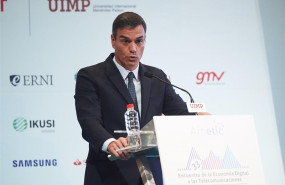ep el presidente del gobierno en funciones pedro sanchez durante su intervencion en el acto de