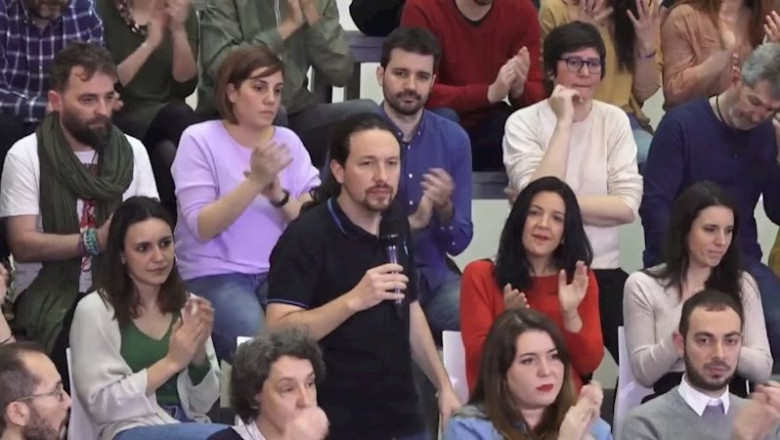El vicepresidente del Gobierno y líder de Podemos, Pablo Iglesias, en la Tercera Asamblea Ciudadana de Podemos | PODEMOS ep el vicepresidente del gobierno y lider de podemos pablo iglesias en la tercera asamblea ciudadana