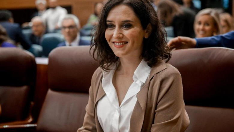 ep imagen de recurso de la presidenta de la comunidad de madrid isabel diaz ayuso en una imagen de