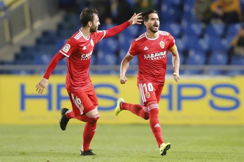 ep javi ros celebra el gol del triunfo del real zaragoza