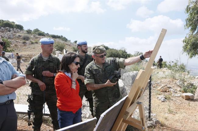 ep la ministradefensa margarita robles en libano