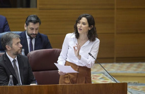 ep la presidenta de la comunidad de madrid isabel diaz ayuso durante el pleno de la asamblea de