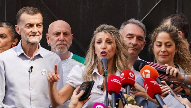 ep la vicepresidenta segunda del gobierno y ministra de trabajo yolanda diaz atiende a los medios