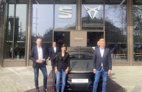 ep los directivos de seat wayne griffiths marc riera david powels laura carnicero y markus haupt