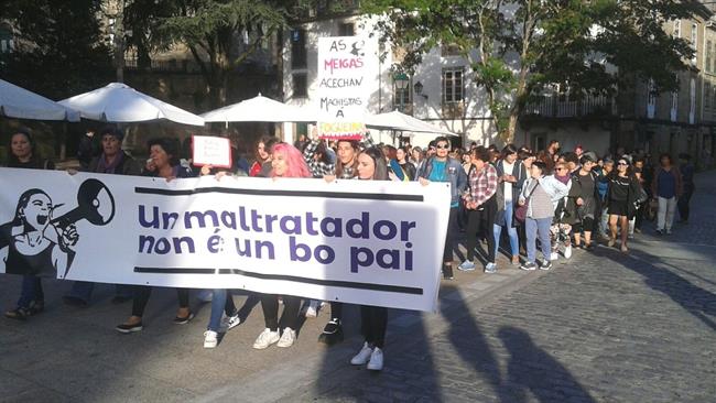 Manifestación apoyo a Juana Rivas en Santiago | EUROPA PRESS ep manifestacion apoyojuana rivassantiago