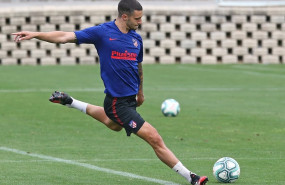 ep mario hermoso entrenando con el atletico de madrid