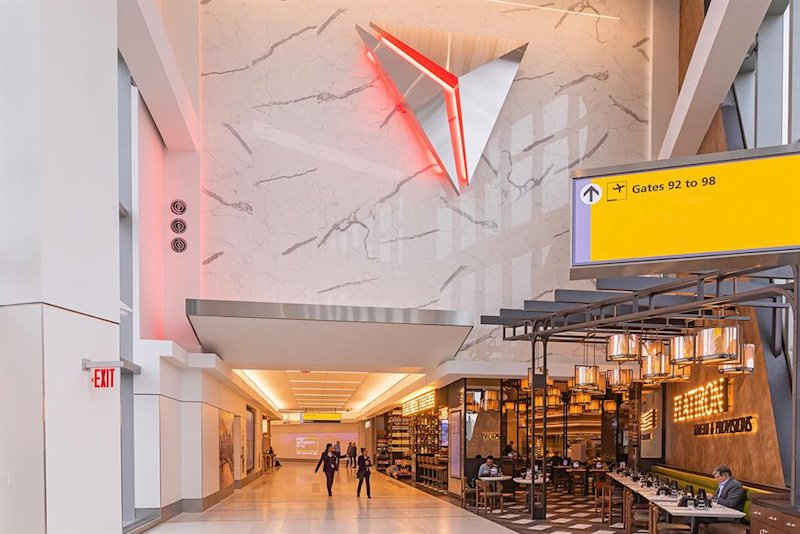 ep nueva terminal en el aeropuerto de laguardia en nueva york