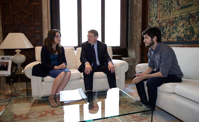 OLTRA, PUIG Y ESTAÑ EN EL PALAU DE LA GENERALITAT | GVA ep oltra puigestan enpalaula generalitat