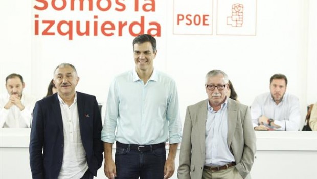 ep pedro sanchezcon pepe alvarez e ignacio fernandez toxo