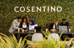 ep trabajadores de cosentino en una de las instalaciones de la multinacional almeriense