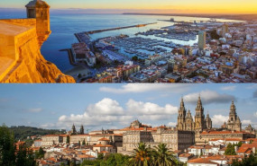 ep vueling pone a la venta vuelos para la ruta entre alicante y santiago de compostela entre