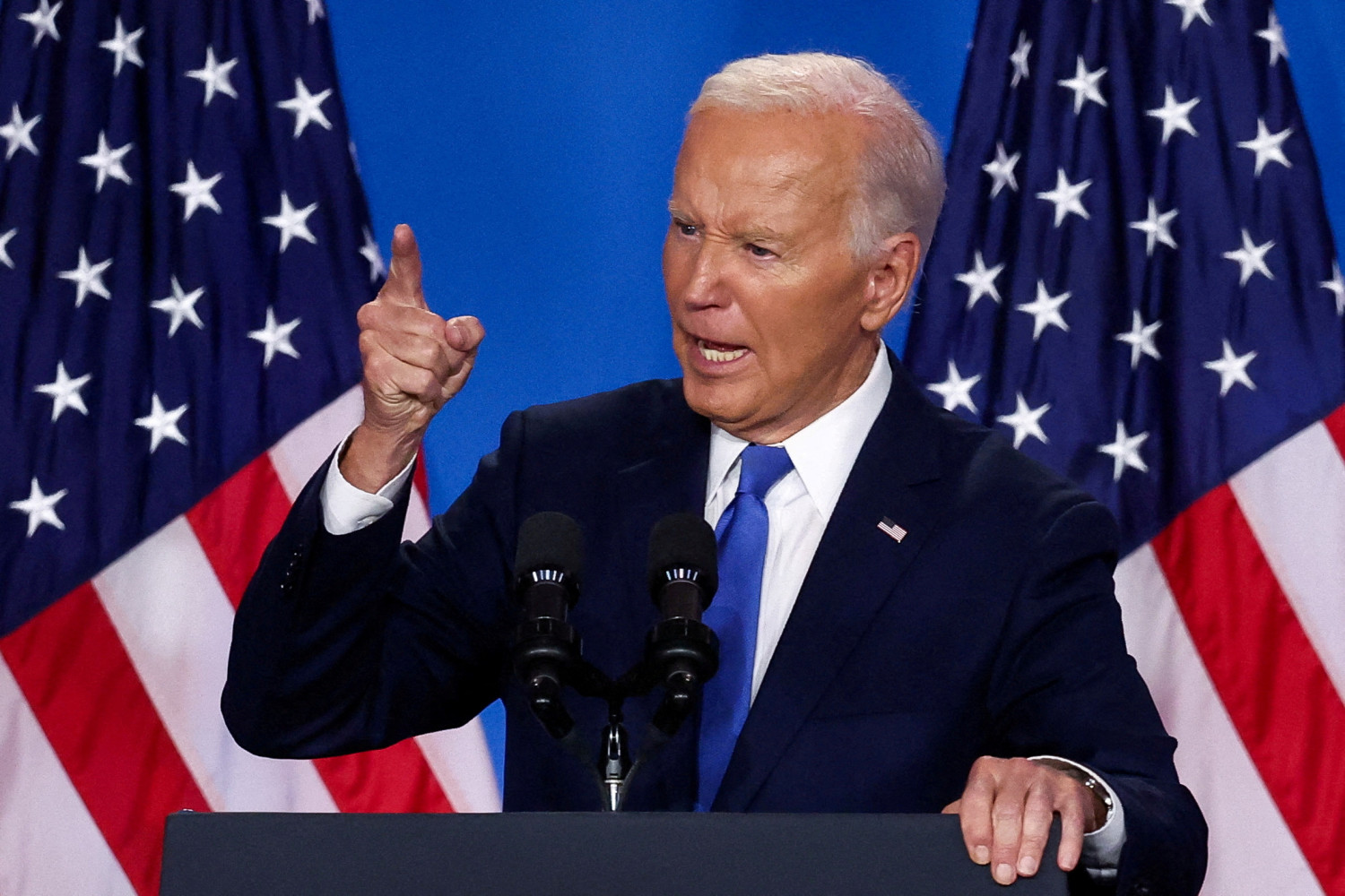 file photo le president americain joe biden s exprime lors d une conference de presse 