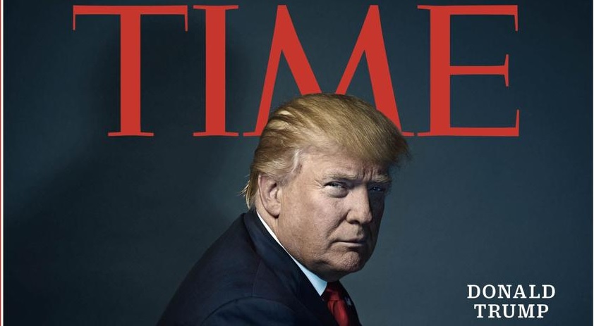 Donald Trump, persona de año en 2016 para la revista Time trump time portada