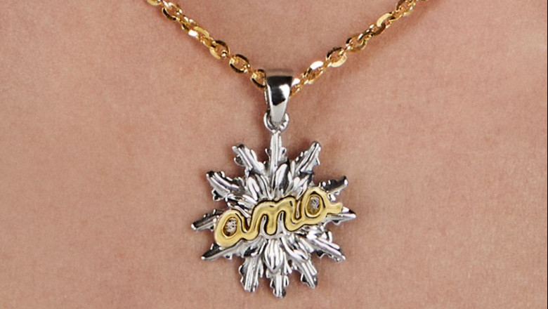 ama publicacion colgante bicolor en modelo