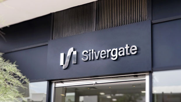 dl silvergate bank nyc new york city collapsed technology cryptocurrency lender us usa united states of america logo 1