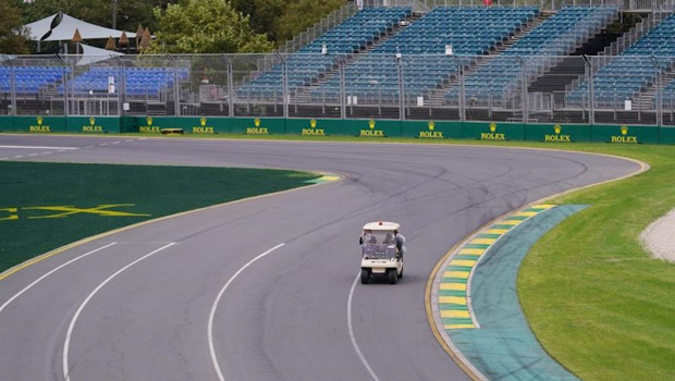 ep albert park circuito de melbourne en la jornada de cancelacion del gran premio de 2020 por el