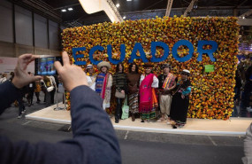 ep ambiente en el stand de ecuador durante la segunda jornada de la 44 edicion de la feria