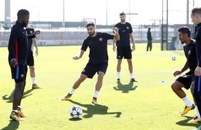 ep andre gomes umtiti ter stegen entrenamiento barcelona