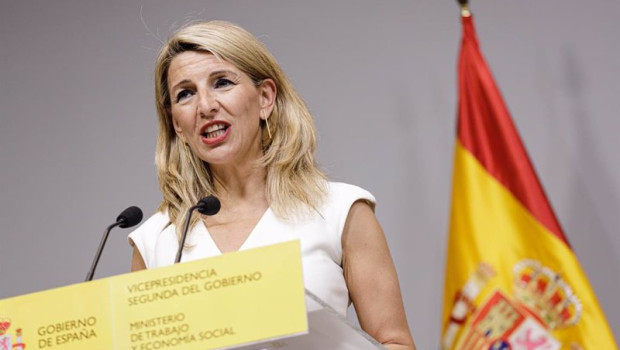 ep archivo   la vicepresidenta primera y ministra de trabajo y economia social yolanda diaz a 25 de