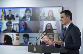 ep comparecencia del presidente del gobierno pedro sanchez para abordar la crisis del coronavirus en