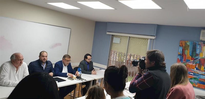 De izquierda a derecha, los opositores venezolanos Eduardo Manresa (Acción Democrática), Sergio Contreras (Voluntad Popular), Ramón López (Primero Justicia) e Ysrrael Camero (Un Nuevo Tiempo). | CEDIDA ep de izquierda a derecha los opositores venezolanos eduardo manresa accion democratica sergio