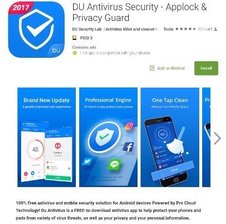 DU Antivirus Security, app maliciosa de Google Play | CHECK POINT ep du antivirus security app maliciosagoogle play