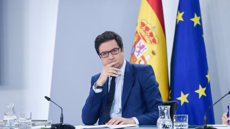 ep el ministro de transformacion digital oscar lopez durante una rueda de prensa posterior a la ep el ministro de transformacion digital oscar lopez durante una rueda de prensa posterior a la