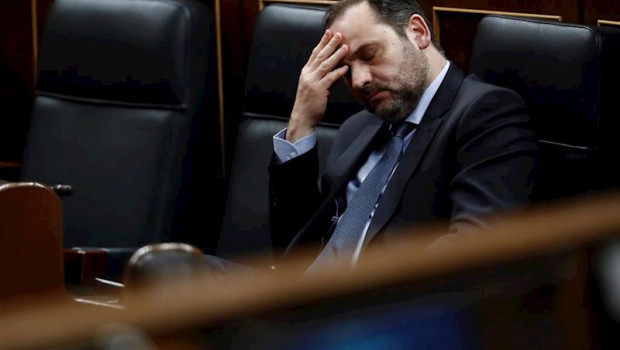 ep el ministro de transportes jose luis abalos durante el pleno celebrado este miercoles en el
