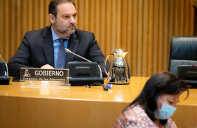 ep el ministro de transportes movilidad y agenda urbana jose luis abalos momentos durante su