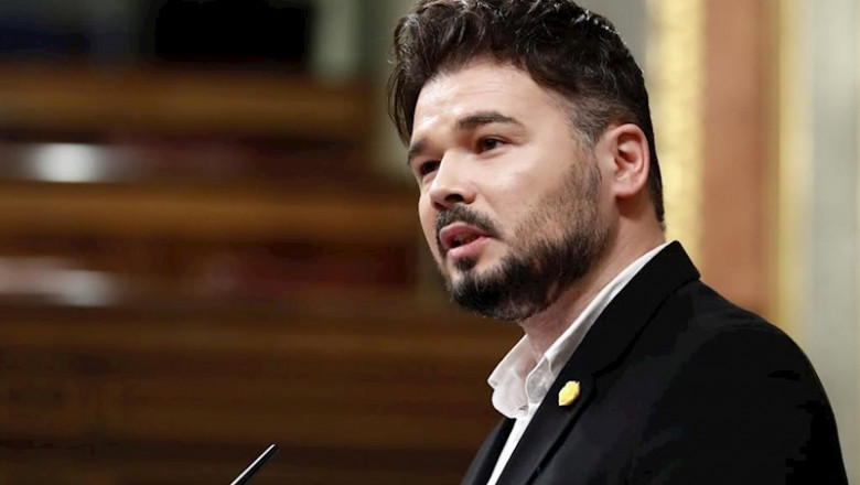 El portavoz de ERC, Gabriel Rufián, en la tribuna del Congres de los Diputados | Pool ep el portavoz de erc gabriel rufian en la tribuna del congres de los diputados