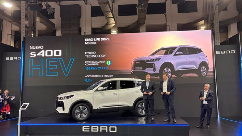 ep el presidente de ev motors rafael ruiz y el de ebro pedro calef presentan el nuevo modelo s400 ep el presidente de ev motors rafael ruiz y el de ebro pedro calef presentan el nuevo modelo s400