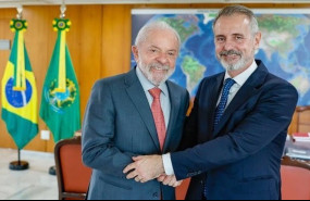 ep el presidente de telefonica marc murtra y el presidente de brasil luiz inacio lula da silva