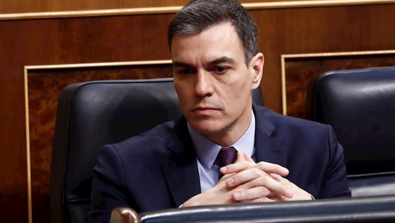 ep el presidente del gobierno pedro sanchez durante el pleno extraordinario para explicar la ep el presidente del gobierno pedro sanchez durante el pleno extraordinario para explicar la