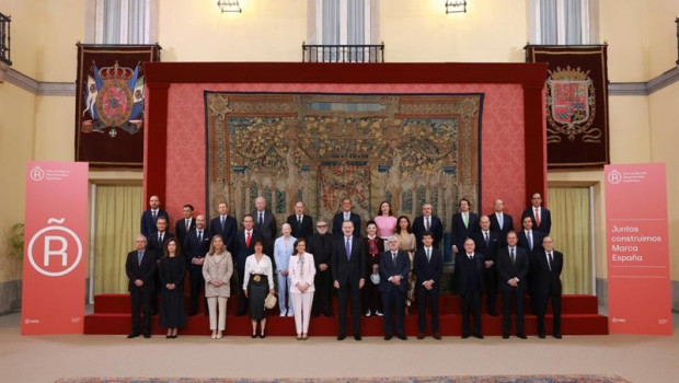 ep el rey felipe vi c durante la reunion del patronato de honor de la fundacion foro de marcas
